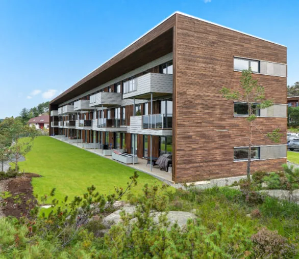 Referanseprosjekt innen bolig malt av Christensen & Heimdal i Bergen